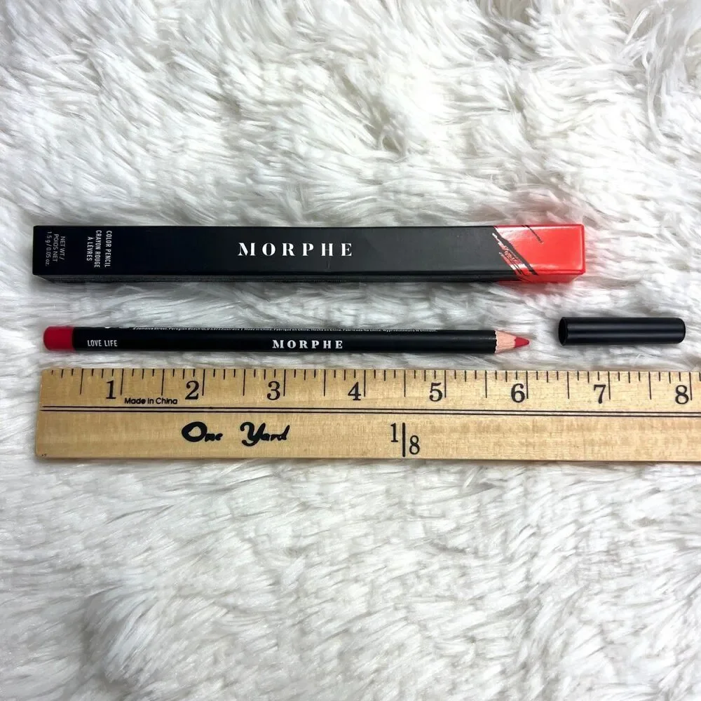 Morphe Eyeliner Color Pencil Liner Love Life Red Creamy Pigmented 1.5g NIB